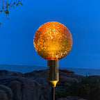 Tinted Glass Warm LED Path Light