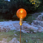 Tinted Glass Warm LED Path Light