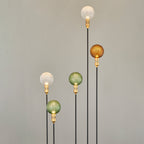 Tinted Glass Warm LED Path Light