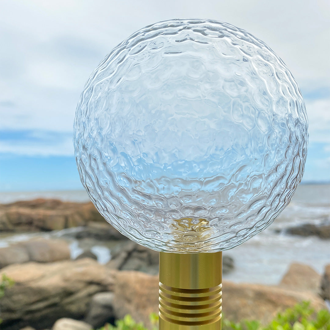 Tinted Glass Warm LED Path Light
