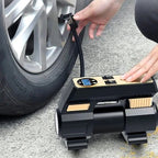 Tire Inflator 12V Car-Powered Fast Inflation Long Cord