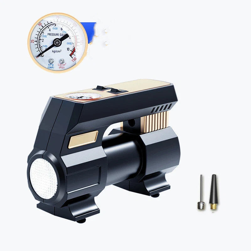 Tire Inflator 12V Car-Powered Fast Inflation Long Cord