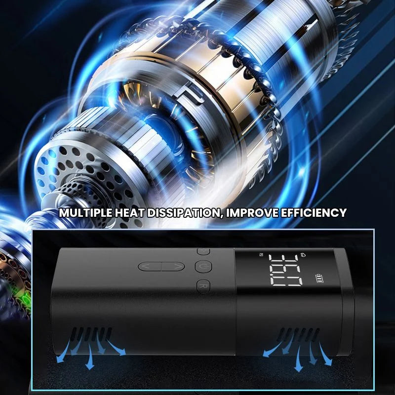 Tire Inflator Cordless USB Rechargeable Fast 30 PSI