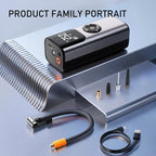 Tire Inflator Digital Display USB Rechargeable 150 PSI