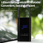 Tire Inflator Portable Battery-Powered Mini LED 150psi