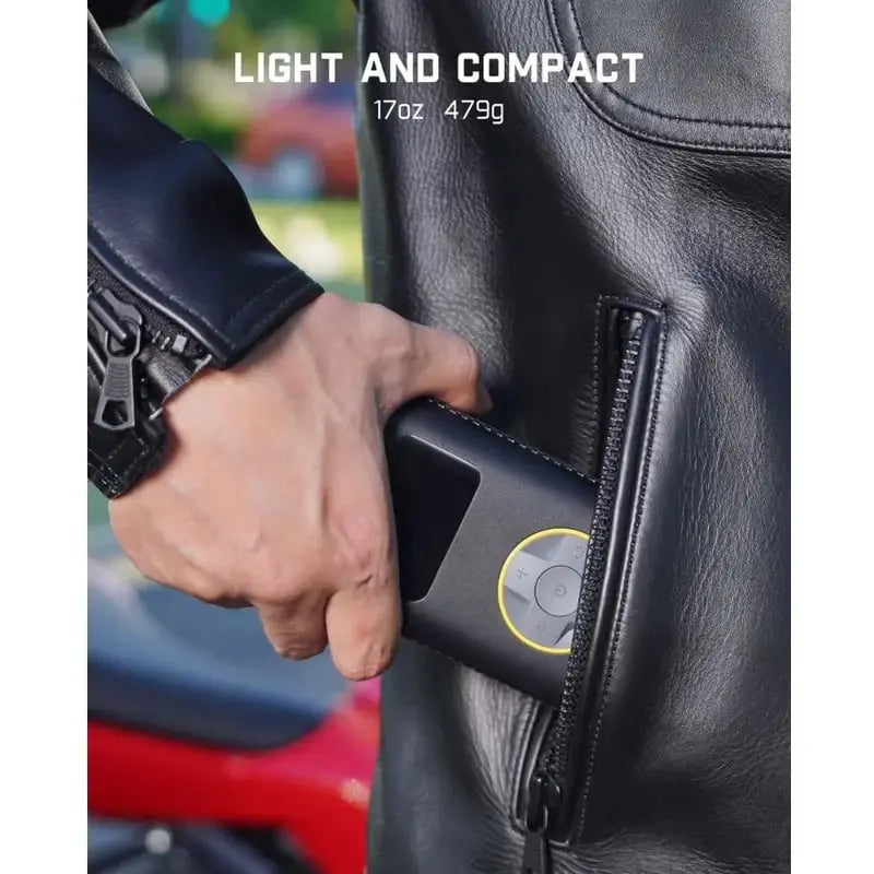 Tire Inflator Portable USB Rechargeable LCD Auto-Stop