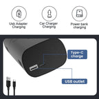 Tire Inflator Portable Wireless USB-C Rechargeable 30 PSI