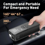 Tire Inflator Rechargeable Compact Digital Gauge 150 PSI