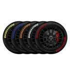 Tire Letter Decals 3D Stereo Weather-Resistant Adhesive
