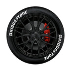Tire Letter Decals 3D Stereo Weather-Resistant Adhesive