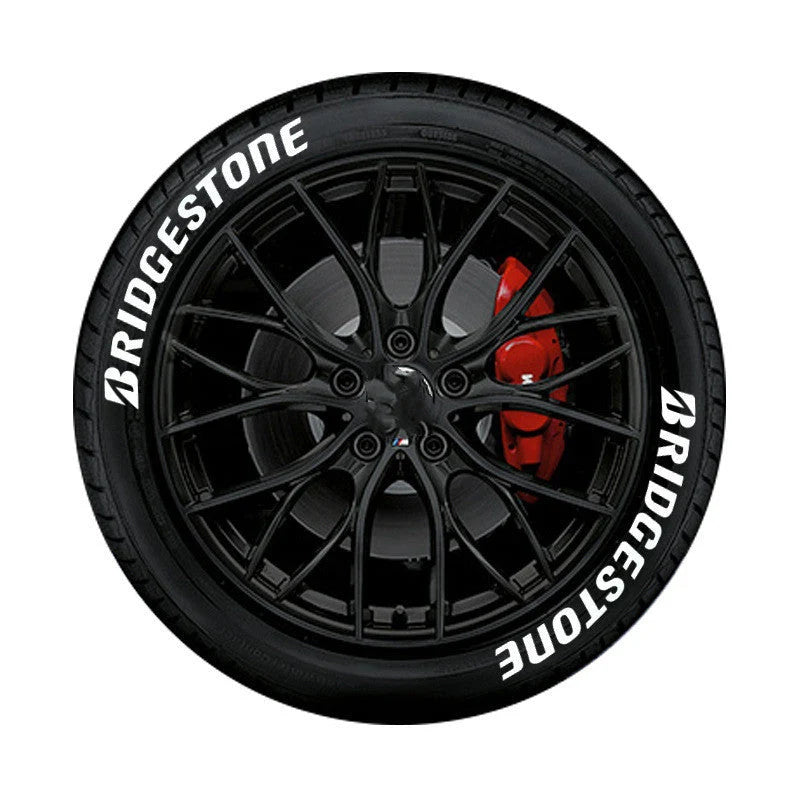Tire Letter Decals 3D Stereo Weather-Resistant Adhesive