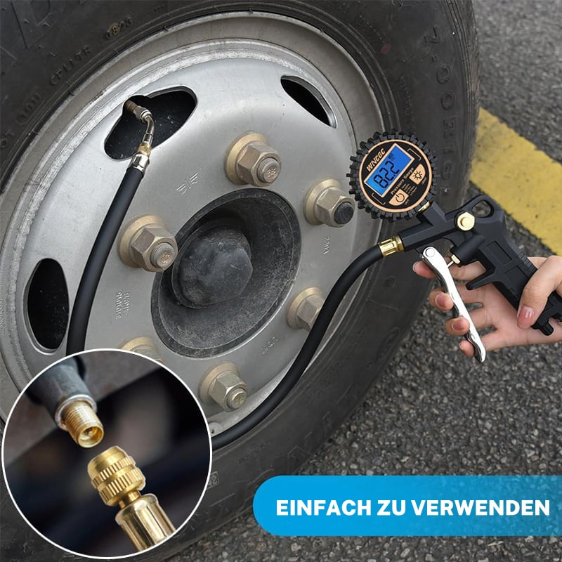 Tire Valve Extension Flexible Swivel Hose Leak-Proof Brass Components