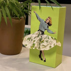 Tissue Box Cover Dancing Figure Design Fits Standard Packs