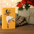 Tissue Box Cover Dancing Figure Design Fits Standard Packs