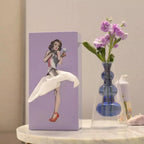 Tissue Box Cover Dancing Figure Design Fits Standard Packs