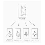 Tissue Box Cover Dancing Figure Design Fits Standard Packs