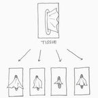 Tissue Box Cover Flying Skirt Design Fits Standard Boxes
