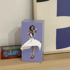 Tissue Box Cover Playful Skirt & Weighted Base