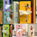 Tissue Box Flying Skirt Sculpture Weighted Base