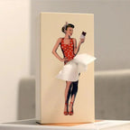 Tissue Box Flying Skirt Sculpture Weighted Base