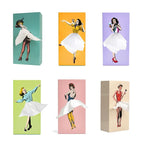 Tissue Box Flying Skirt Sculpture Weighted Base