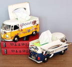 Tissue Box Handcrafted Iron Retro Floral