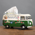 Tissue Box Handcrafted Iron Retro Floral