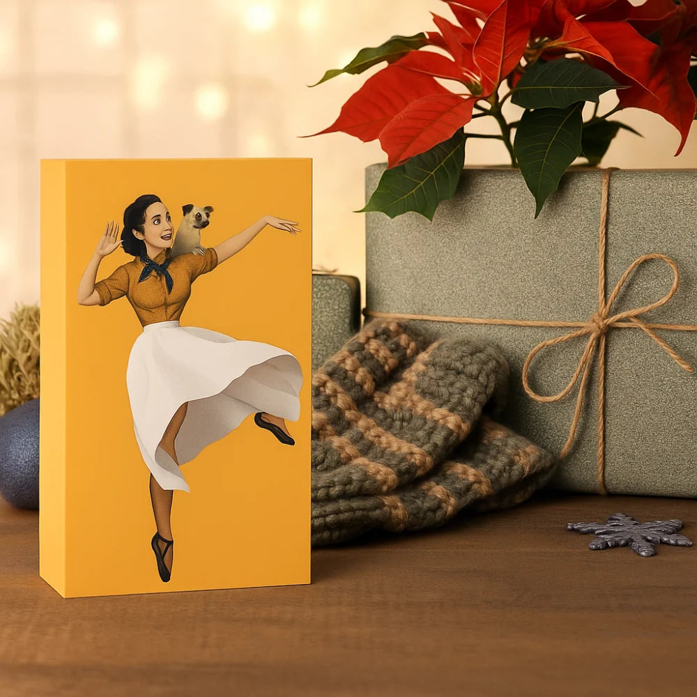Tissue Box Holder Skirt Figure Fits Standard Boxes