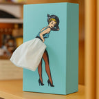 Tissue Box Holder Skirt Figure Fits Standard Boxes