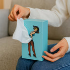 Tissue Box Holder Skirt Figure Fits Standard Boxes