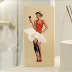 Tissue Box Holder Vintage Pattern Eco-Friendly Resin Easy Refill