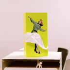 Tissue Box Holder Vintage Pattern Eco-Friendly Resin Easy Refill