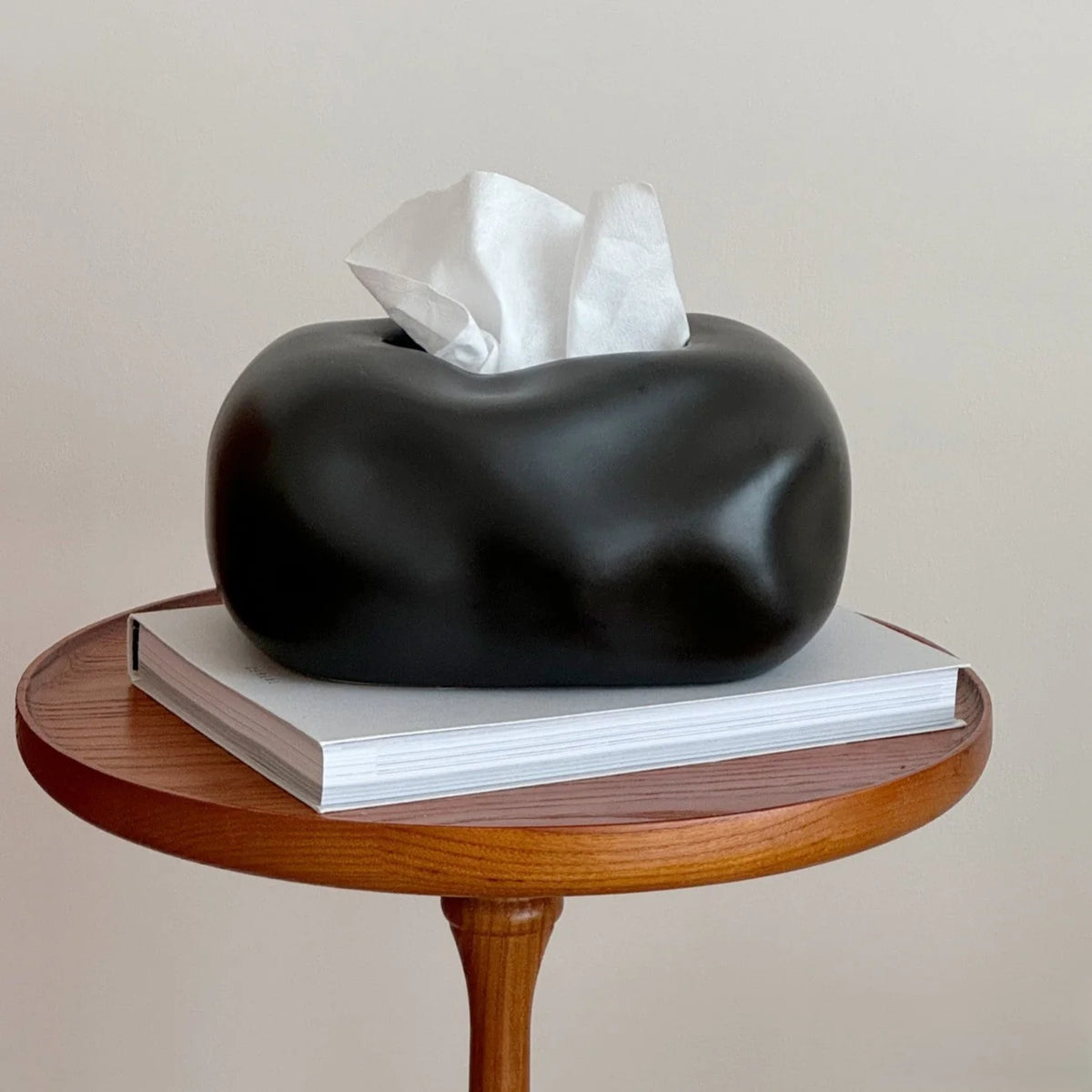 Tissue Holder Sculptural Cloud Ceramic