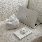 Tissue Holder Sculptural Cloud Ceramic