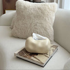 Tissue Holder Sculptural Cloud Ceramic