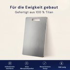 Titanium Smooth Cutting Board (4 Sizes)