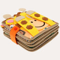 Toddler Activity Book Multi-Texture Sensory Built-In Handle