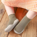 Toddler Ankle Socks Non-Slip Sole Cotton Blend