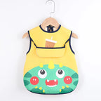 Toddler Apron Waterproof & Easy-Clean Front Pockets