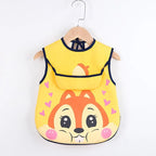 Toddler Apron Waterproof & Easy-Clean Front Pockets