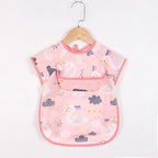 Toddler Apron Waterproof & Easy-Clean Front Pockets