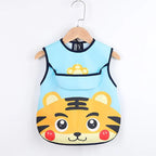 Toddler Apron Waterproof & Easy-Clean Front Pockets