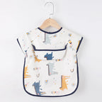 Toddler Apron Waterproof & Easy-Clean Front Pockets