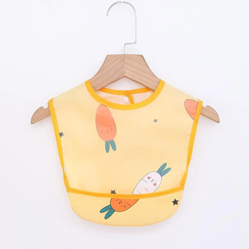 Toddler Apron Waterproof & Easy-Clean Front Pockets