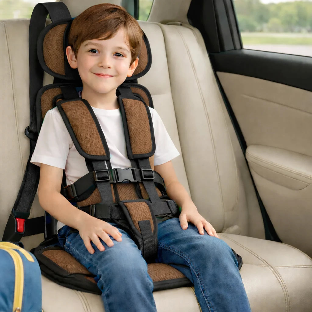 Toddler Booster Seat Foldable Lightweight 5-Point Harness