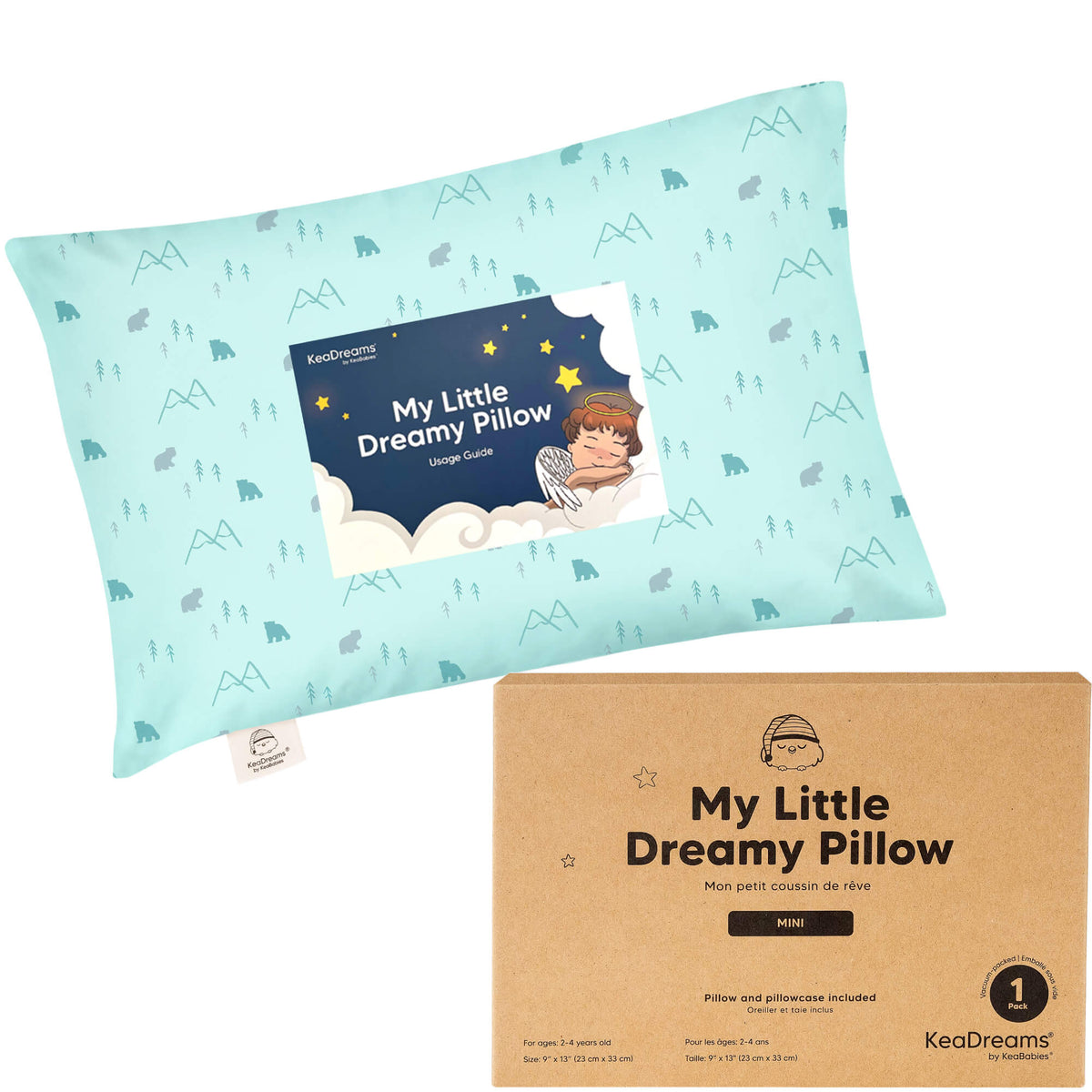 Toddler Pillow Cotton Pillowcase Machine Washable