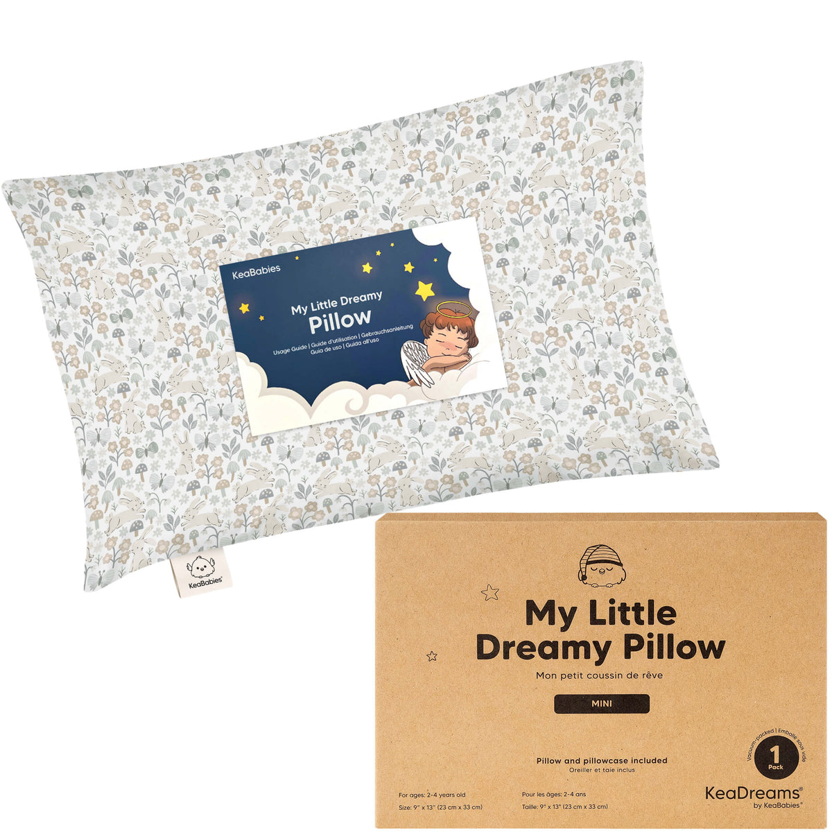 Toddler Pillow Cotton Pillowcase Machine Washable