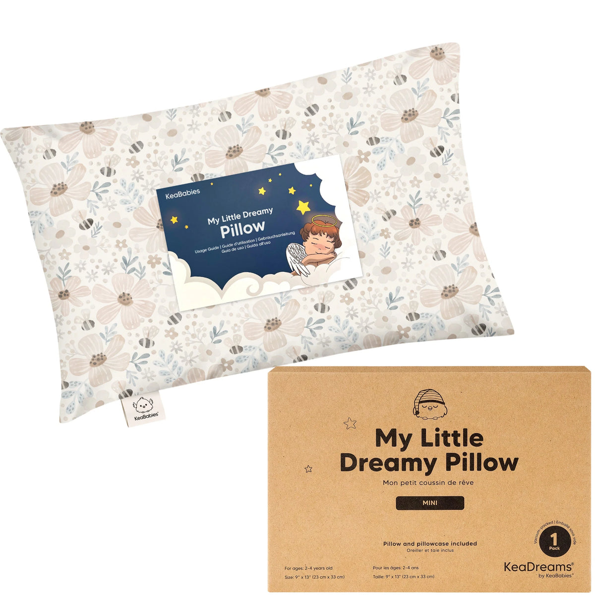 Toddler Pillow Cotton Pillowcase Machine Washable