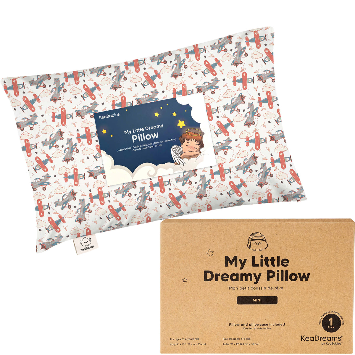Toddler Pillow Cotton Pillowcase Machine Washable