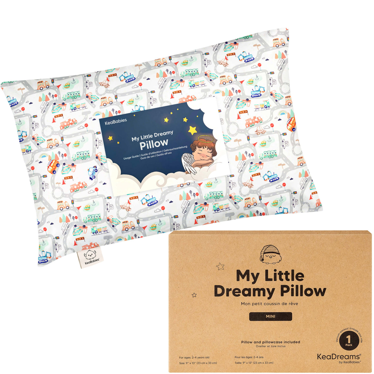 Toddler Pillow Cotton Pillowcase Machine Washable